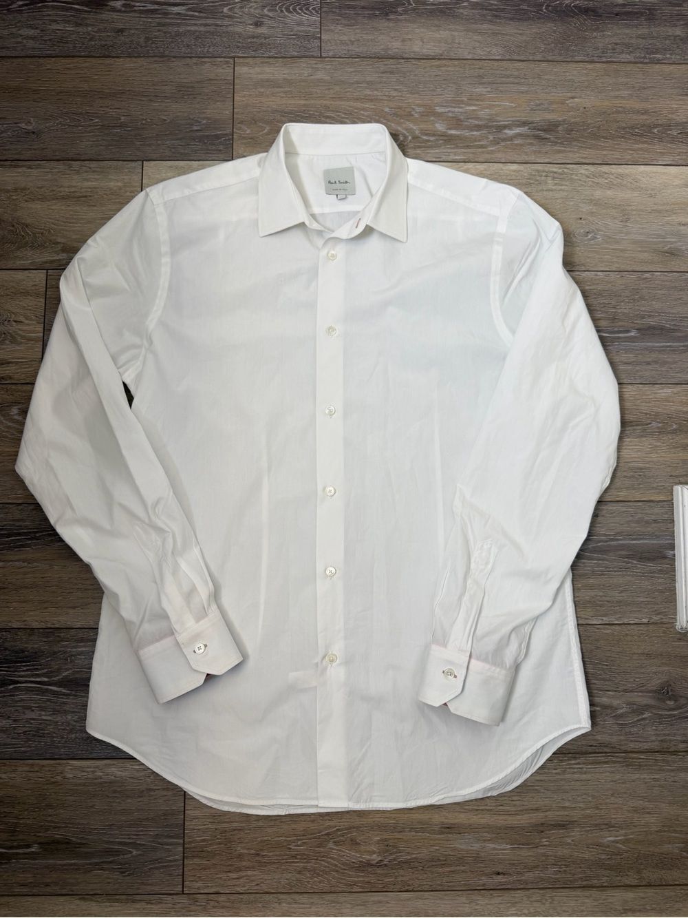 Paul Smith White Long-Sleeve Dress Shirt Sz 16.5